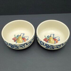 Boyds Collection Steward Earthworks Fruit Soup Cereal Bowls Boyd's HC Accents